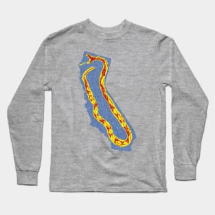 Vintage California Gadsden Snake Long Sleeve T-Shirt